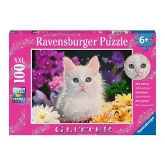 gatto brillante - puzzle 100 pezzi xxl