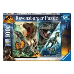 jurassic world: specie di dinosauro - puzzle 100 pezzi xxl