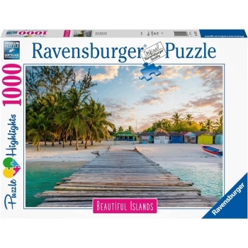 isola caraibica - puzzle 1000 pezzi