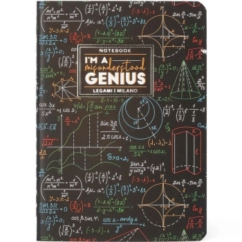 quaderno a righe a6 - genius