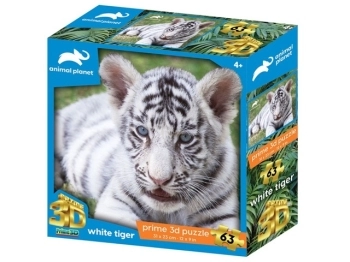 tigre bianca - puzzle 63 pezzi