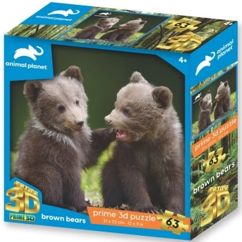 orsi bruni - puzzle 63 pezzi