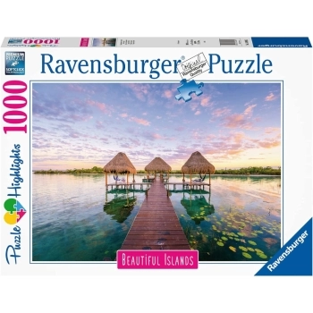 rifugio tropicale - puzzle 1000 pezzi