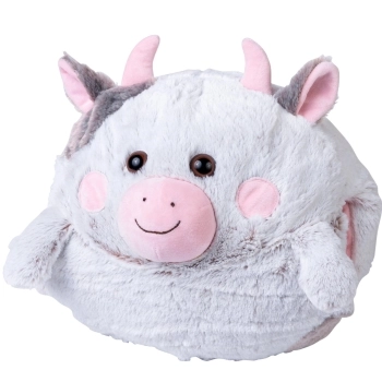 peluche scaldamani - mucca 30cm