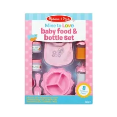 mine to love - 8 accessori pappa per bambole - time to eat!