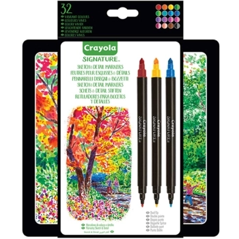 crayola signature - 16 penarelli doppia punta (disegni e bozzetti)