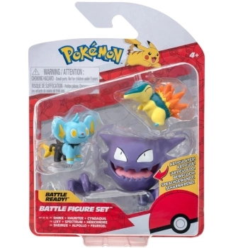 pokemon - battle figure set - shinx / haunter / cyndaquil