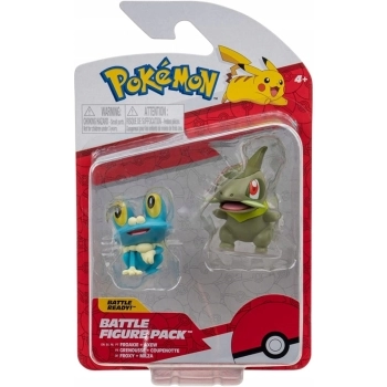 pokemon - battle figure pack - froakie / axew