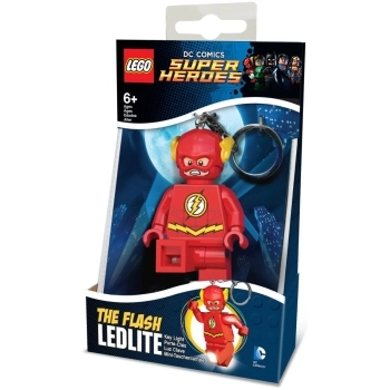 ke65h - dc comics - flash - portachiavi con torcia led