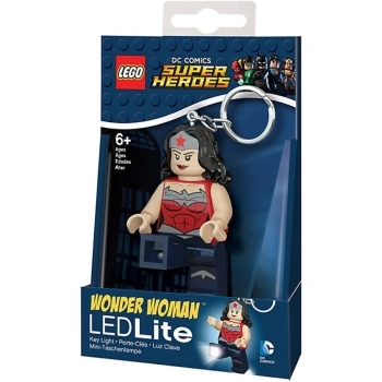 ke117h - dc comics - wonder woman - portachiavi con torcia led