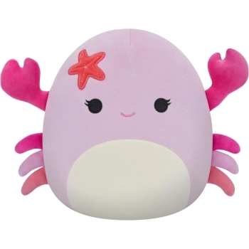 squishmallows - cailey il granchio rosa - peluche 20cm