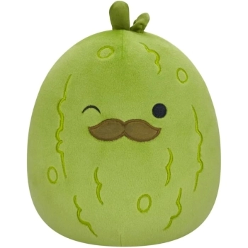 squishmallows - charles il cetriolo con i baffi - peluche 20cm