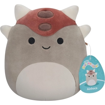 squishmallows - ainhoca l'anchilosauro - peluche 20cm