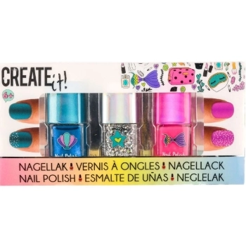 create it! smalti set 3 pezzi sirene