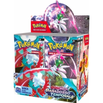 pokemon gcc - scarlatto e violetto paradosso temporale - box 36 bustine (ita)