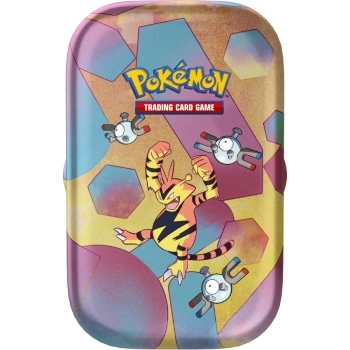 pokemon gcc - scarlatto e violetto 151 - electabuzz e magnemite - 1 mini tin da collezione (ita)