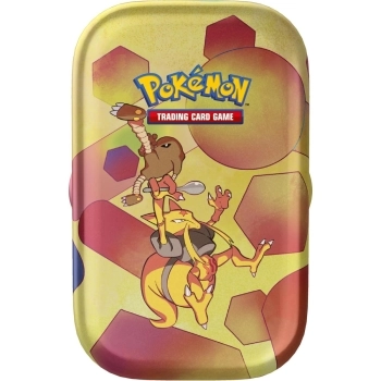 pokemon gcc - scarlatto e violetto 151 - kadabra e hitmonlee - 1 mini tin da collezione (ita)