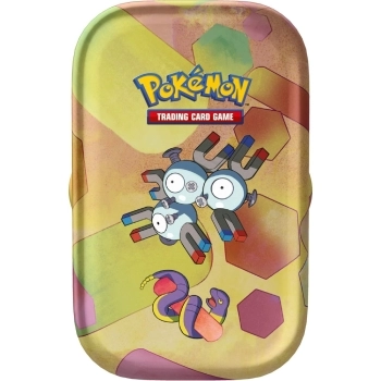 pokemon gcc - scarlatto e violetto 151 - magneton e ekans - 1 mini tin da collezione (ita)