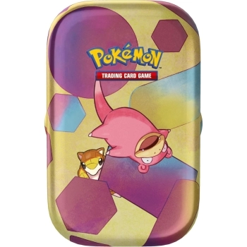 pokemon gcc - scarlatto e violetto 151 - slowpoke e sandshrew - 1 mini tin da collezione (ita)