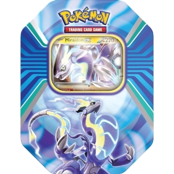 pokemon gcc - leggende di paldea - tin da collezione - miraidon-ex (ita)