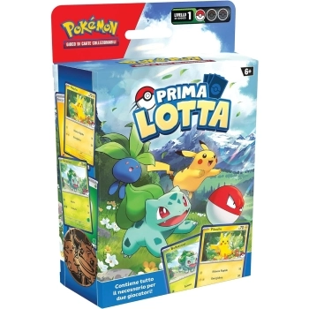 pokemon gcc - prima lotta - my first battle mazzo bulbasaur e pikachu (ita)