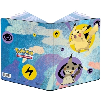 pokemon gcc - album 10 pagine 4 tasche - pikachu e mimikyu