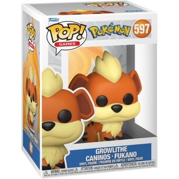 pokemon - growlithe 9cm - funko pop 597