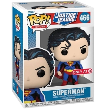 dc comics: justice league - superman 9cm ga excl - funko pop 466