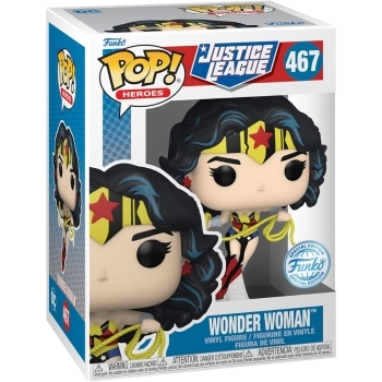 dc comics: justice league - wonder woman 9cm ga excl - funko pop 467
