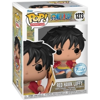 one piece - red hawk luffy 9cm - funko pop 1273