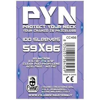 pyn 59x86 - confezione da 100 bustine protettive