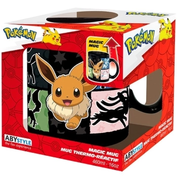 pokemon - tazza heat change 460ml - eevee