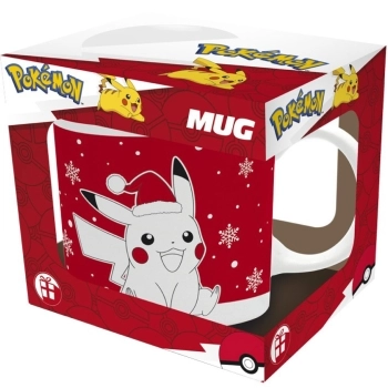 pokemon - mug - 320ml - electric christmas