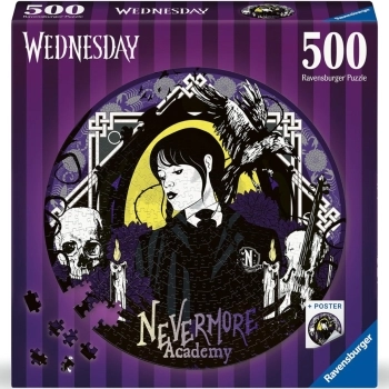 wednesday - nevermore academy - puzzle 500 pezzi