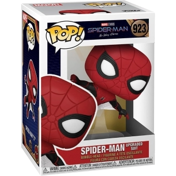 marvel: spider-man no way home - spider-man upgraded suit 9cm - funko pop 923