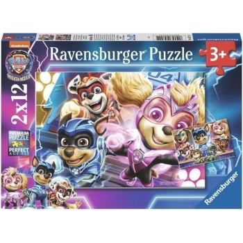 paw patrol: cuccioli innarrestabili - puzzle 2x12 pezzi