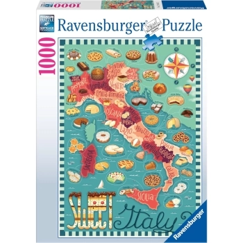 tour del dolce in italia - puzzle 1000 pezzi