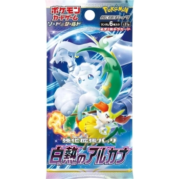 pokemon gcc - pokemon spada e scudo - incandescent arcana s11a - bustina singola 6 carte (kor)