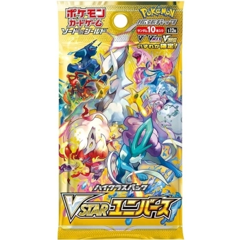 pokemon gcc - pokemon spada e scudo - high class pack vstar universe s12a - bustina singola 11 carte (kor)