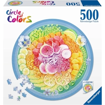 circle of colors round - puzzle 500 pezzi