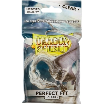 dragon shield standard sleeves - perfect fit clear (100 bustine protettive)