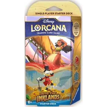 lorcana - into the inklands - rubino & zaffiro - starter deck (eng)