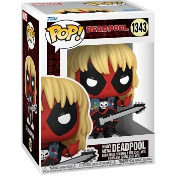 deadpool - deadpool heavy metal 9cm - funko pop 1343