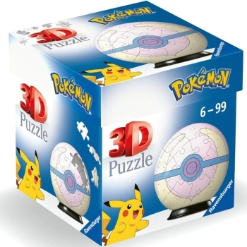 pokemon - healball - puzzle 3d