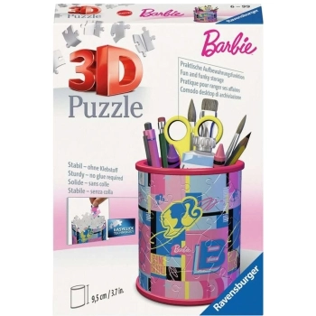 portapenne barbie - puzzle 3d