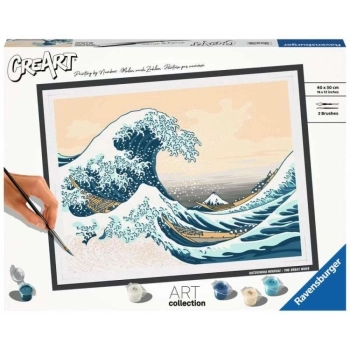 creart - hokusai: la grande onda di kanagawa