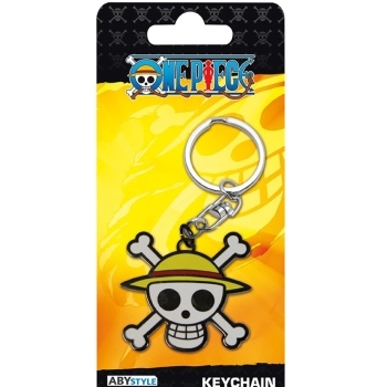 one piece - keychain - skull luffy