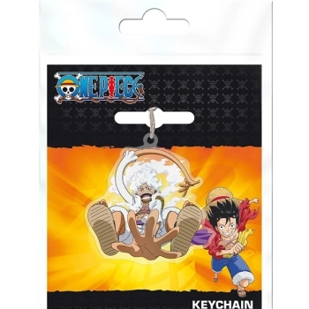 one piece - acryl keychain - luffy gear 5th