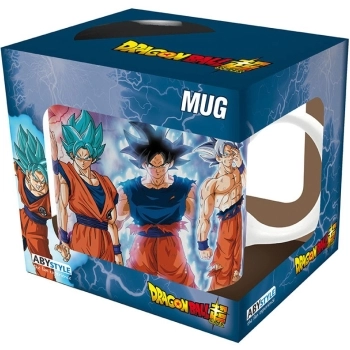 dragon ball super - tazza 320ml - goku transformations