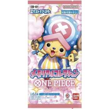 one piece card game - memorial collection - eb-01 - bustina singola 6 carte (jap)